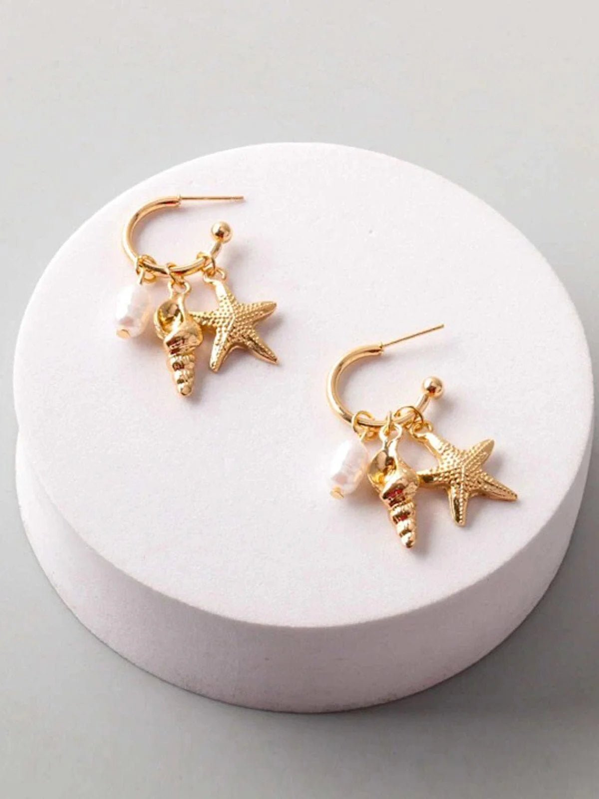 SEA LIFE DANGLE EARRINGS - The Garment Garden Boutique