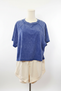 Effortless Blue Washed Tee - Studio