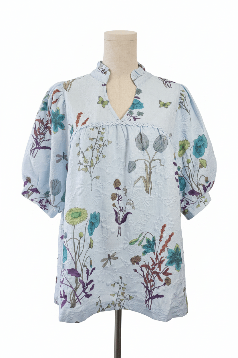 Front view - Botanical Butterfly Tunic