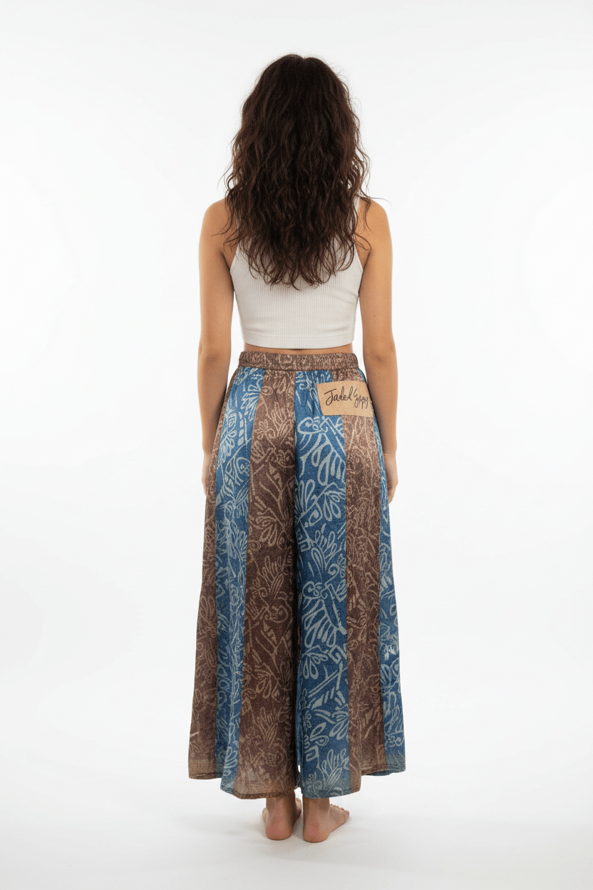 Jaded Gypsy Silk-Like Boho Harem Pants - The Garment Garden Boutique