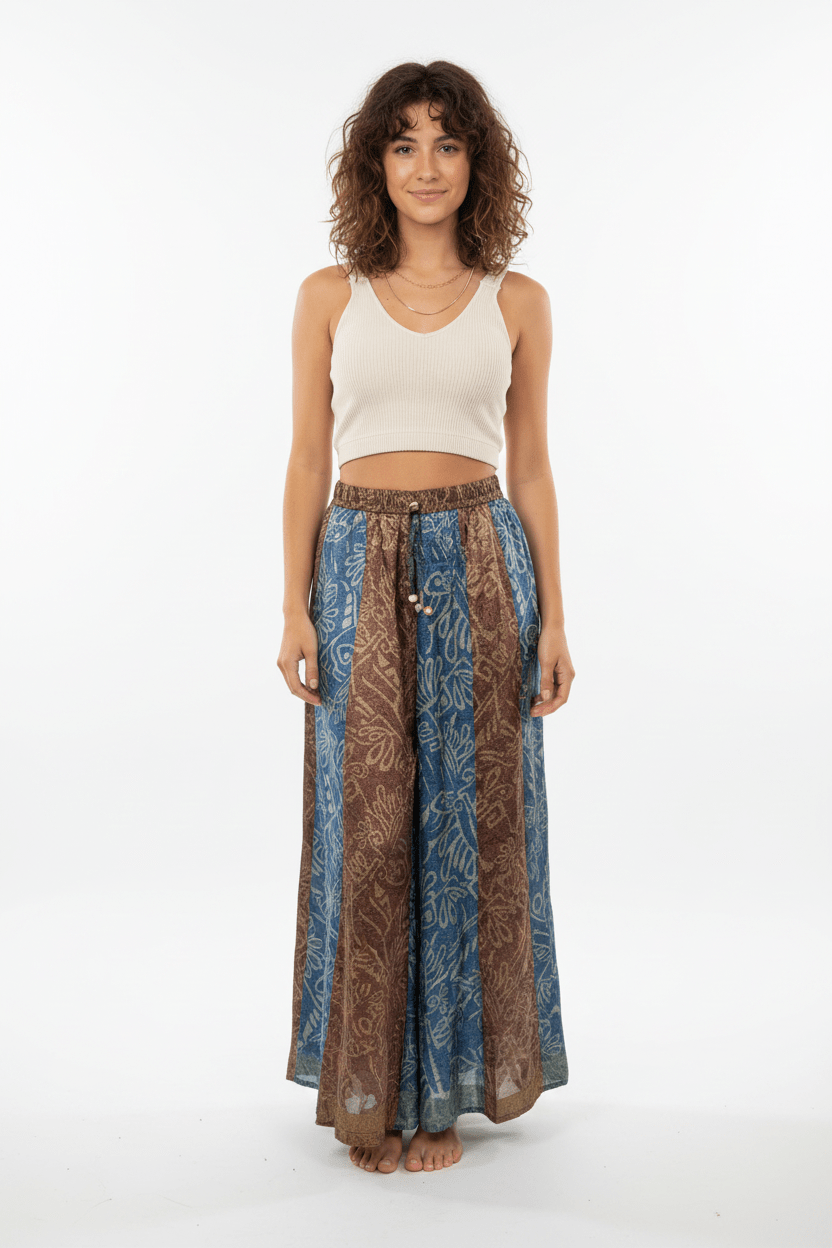 Jaded Gypsy Silk-Like Boho Harem Pants - The Garment Garden Boutique