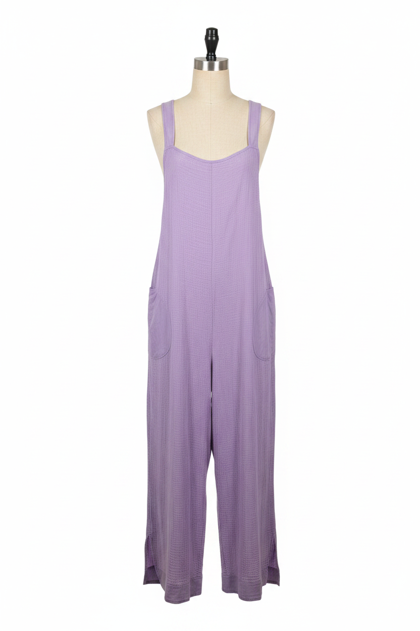 Lavender Overall Jumpsuit