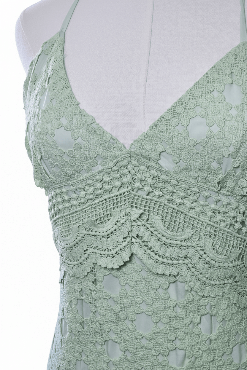 Garden Lace Maxi Dress – Wedding Guest & Garden Party Dress - The Garment Garden Boutique