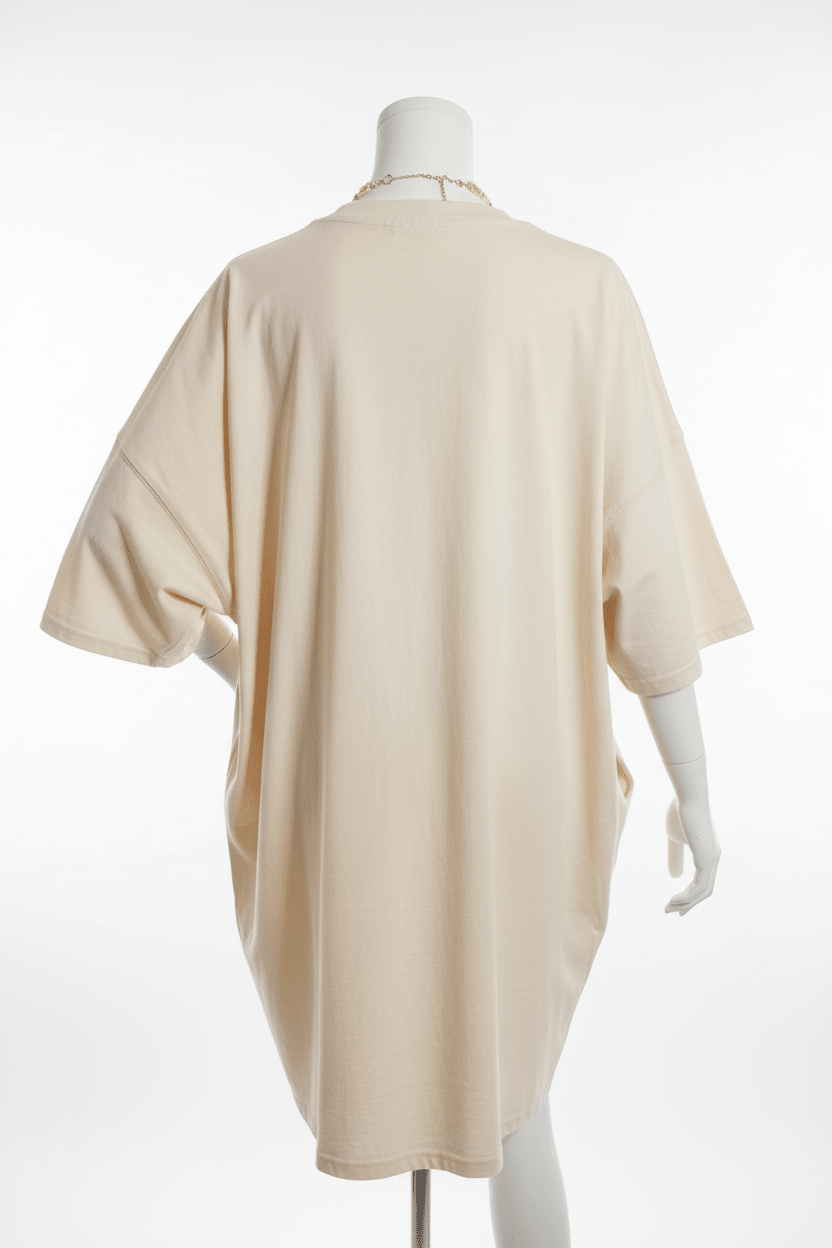 Rolling Stones x Fantastic Fawn Oversized Graphic Dress – Cream - The Garment Garden Boutique