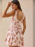 Altar'd State Kellin Floral Mini Dress w/ Bow detail - The Garment Garden Boutique