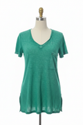 Zenana Burnout Tee - Untucked Studio